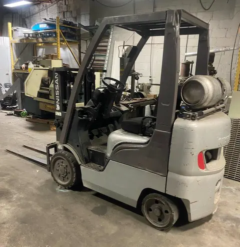 Used forklift at KJ Machinery Sales